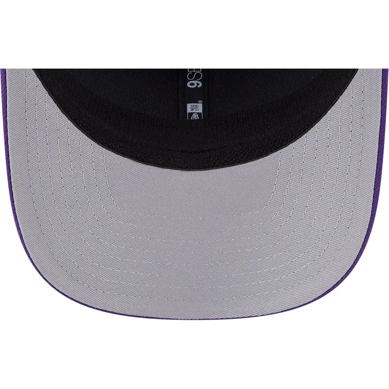 violette-trucker-kappe-9seventy-stretch-snap-evergreen-der-minnesota-vikings-nfl-von-new-era