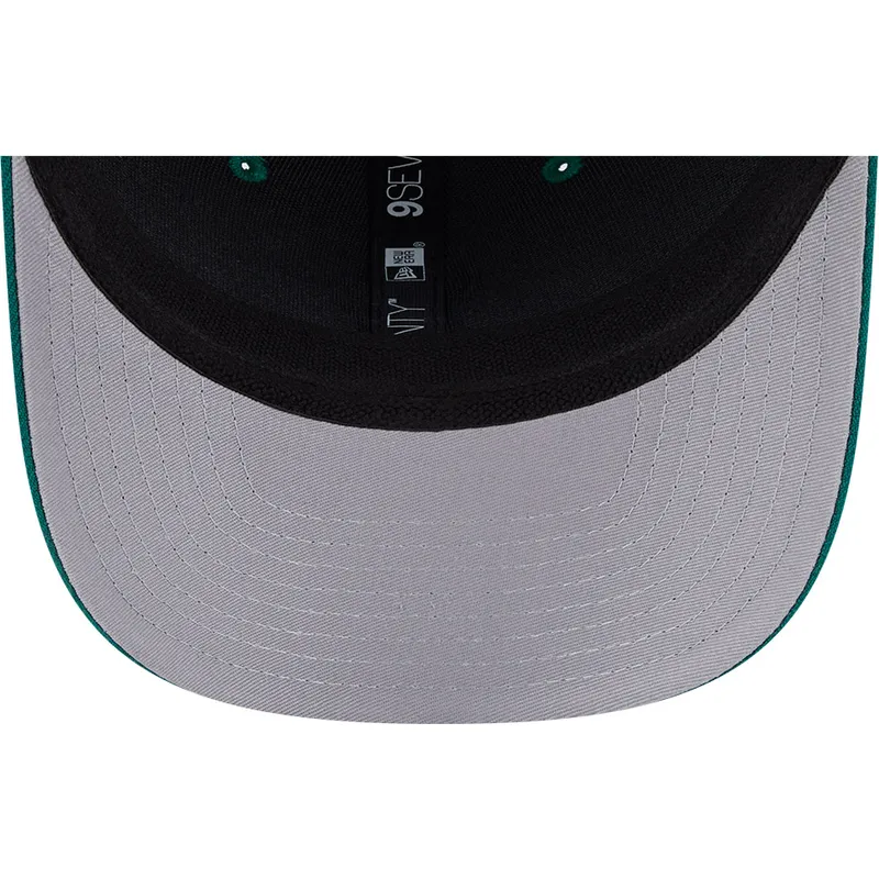 grune-trucker-kappe-9seventy-stretch-snap-evergreen-der-new-york-jets-nfl-von-new-era