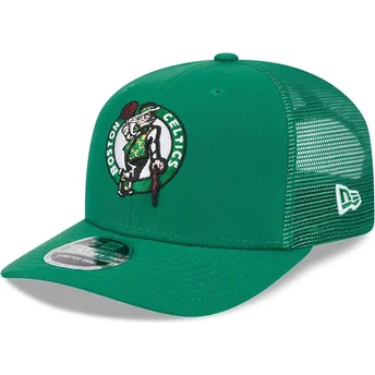 Mützen gebogen grün snapback 9SEVENTY Stretch Snap Evergreen der Boston Celtics NBA von New Era