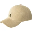 beige-verstellbare-gebogene-kappe-bamboo-adj-spacecap-von-kangol