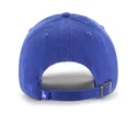 blaue-gebogene-kappe-der-los-angeles-dodgers-mlb-clean-up-von-47-brand