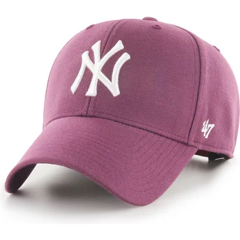 Mützen gebogen rot snapback MVP der New York Yankees MLB von 47 Brand