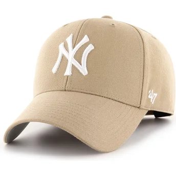 Mützen gebogen khaki verstellbares band MVP der New York Yankees MLB von 47 Brand