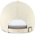 casquette-courbee-beige-ajustable-avec-logo-violet-clean-up-ballpark-los-angeles-dodgers-mlb-47-brand