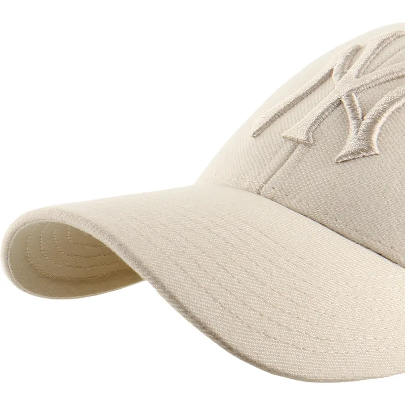 casquette-courbee-beige-snapback-avec-logo-beige-mvp-ballpark-new-york-yankees-mlb-47-brand