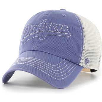 Mützen gebogen blau snapback Clean Up Trailer Script Mesh der Los Angeles Dodgers MLB von 47 Brand