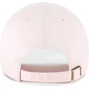 casquette-courbee-rose-ajustable-avec-logo-rose-clean-up-no-loop-label-new-york-yankees-mlb-47-brand
