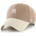 braune-verstellbare-gebogene-kappe-mvp-base-runner-two-tone-legend-der-new-york-yankees-mlb-von-47-brand