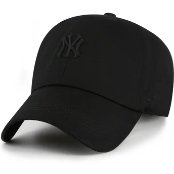 Mützen gebogen schwarz verstellbares band Clean Up Contemporary Two Tone der New York Yankees MLB von 47 Brand