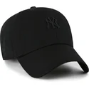 casquette-courbee-noire-ajustable-avec-logo-noir-clean-up-contemporary-two-tone-new-york-yankees-mlb-47-brand