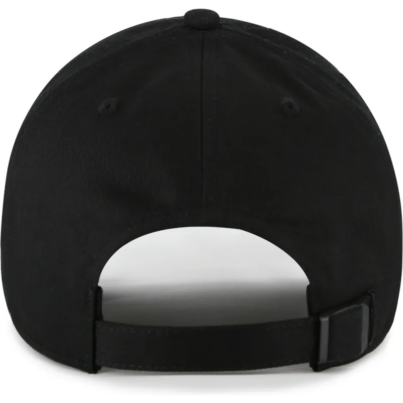 schwarze-verstellbare-curved-cap-mit-schwarzem-logo-clean-up-contemporary-two-tone-der-new-york-yankees-mlb-von-47-brand