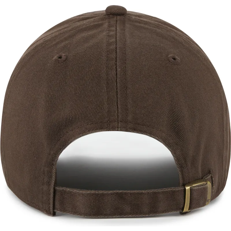 braune-verstellbare-curved-cap-clean-up-dog-base-runner-icon-von-47-brand