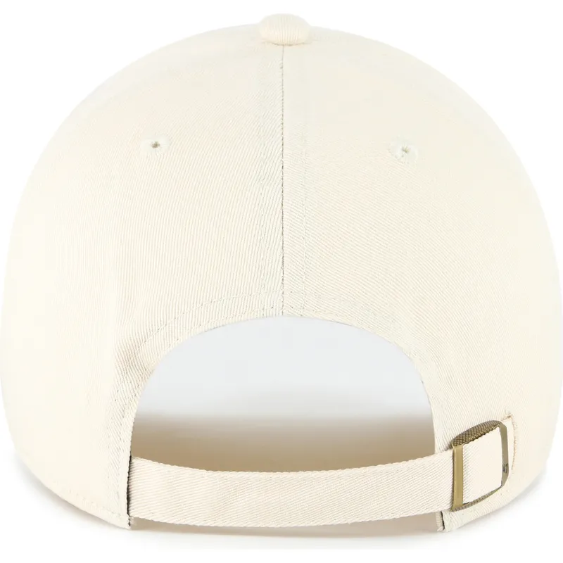 beige-verstellbare-curved-cap-croissant-cookie-clean-up-food-base-runner-icon-von-47-brand