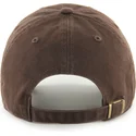casquette-courbee-marron-ajustable-clean-up-dog-base-runner-47-brand