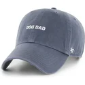 marineblaue-gebogene-verstellbare-kappe-dog-dad-phrase-clean-up-base-runner-icon-von-47-brand