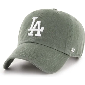 Casquette courbée verte ajustable Clean Up Los Angeles Dodgers MLB 47 Brand