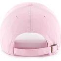 rosa-verstellbare-curved-cap-clean-up-der-boston-red-sox-mlb-von-47-brand
