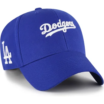 Casquette courbée bleue ajustable MVP Ballpark Script Shot Los Angeles Dodgers MLB 47 Brand