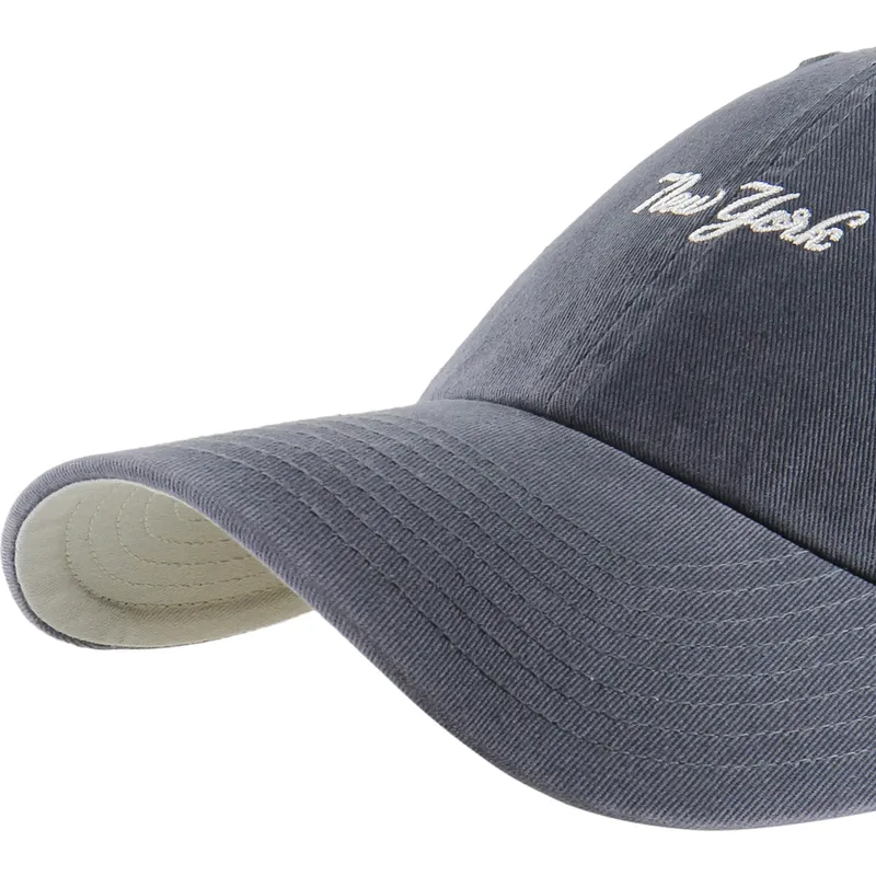 gebogene-marineblau-verstellbare-kappe-clean-up-base-runner-script-der-new-york-yankees-mlb-von-47-brand gebogene-marineblau-verstellbare-kappe-clean-up-base-runner-script-der-new-york-yankees-mlb-von-47-brand