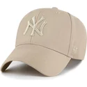 khaki-curved-cap-snapback-mit-khaki-mvp-logo-von-new-york-yankees-mlb-von-47-brand