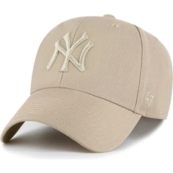 Mützen gebogen khaki snapback MVP der New York Yankees MLB von 47 Brand