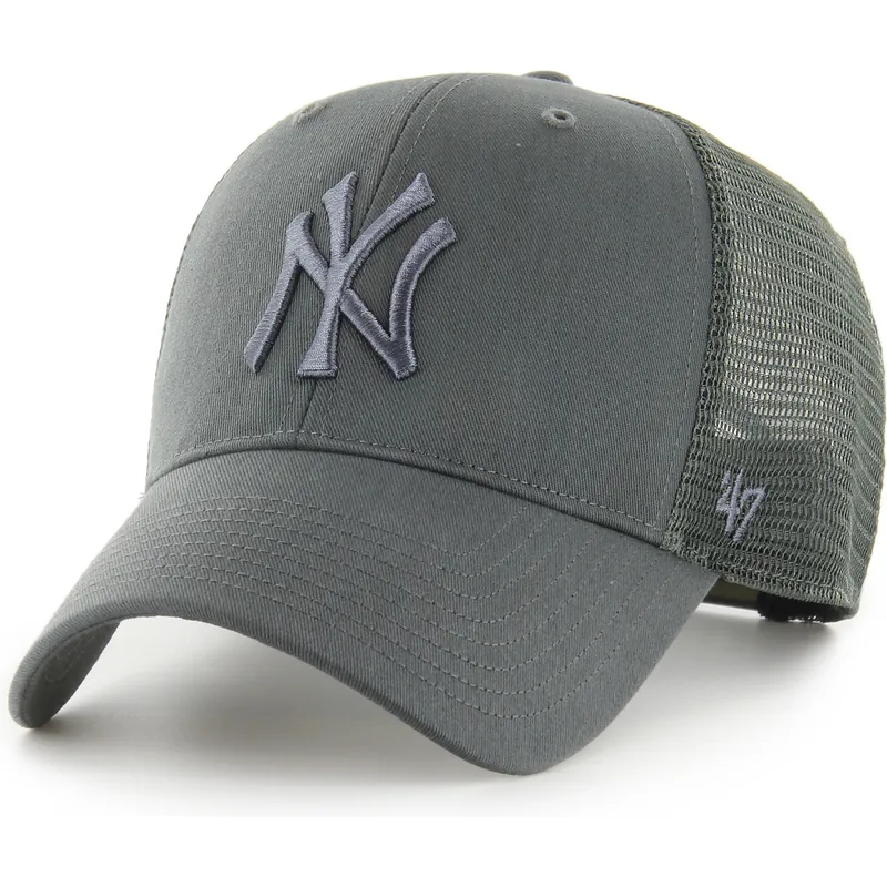 graue-trucker-cap-mit-grauem-logo-mvp-branson-von-new-york-yankees-mlb-von-47-brand graue-trucker-cap-mit-grauem-logo-mvp-branson-von-new-york-yankees-mlb-von-47-brand