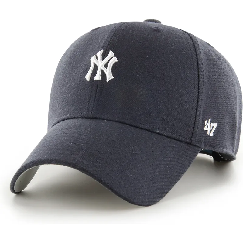 casquette-courbee-bleue-marine-snapback-mvp-base-runner-new-york-yankees-mlb-47-brand