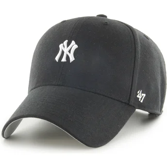 Mützen gebogen schwarz snapback MVP Base Runner der New York Yankees MLB von 47 Brand