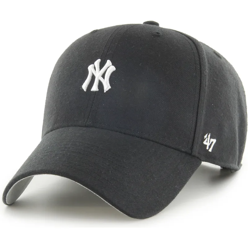 schwarze-gebogene-snapback-kappe-mvp-base-runner-der-new-york-yankees-mlb-von-47-brand schwarze-gebogene-snapback-kappe-mvp-base-runner-der-new-york-yankees-mlb-von-47-brand