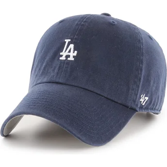 Mützen gebogen marineblau verstellbares band Clean Up Base Runner der Los Angeles Dodgers MLB von 47 Brand