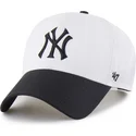 casquette-courbee-blanche-et-noire-snapback-mvp-brrr-two-tone-new-york-yankees-mlb-47-brand