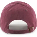 gebogene-verstellbare-weinrote-kappe-clean-up-candy-heart-der-new-york-yankees-mlb-von-47-brand