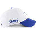 weisse-und-blaue-verstellbare-gebogene-kappe-clean-up-vista-mini-two-tone-der-los-angeles-dodgers-mlb-von-47-brand
