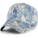 blaue-verstellbare-curved-cap-clean-up-gardenia-der-los-angeles-dodgers-mlb-von-47-brand