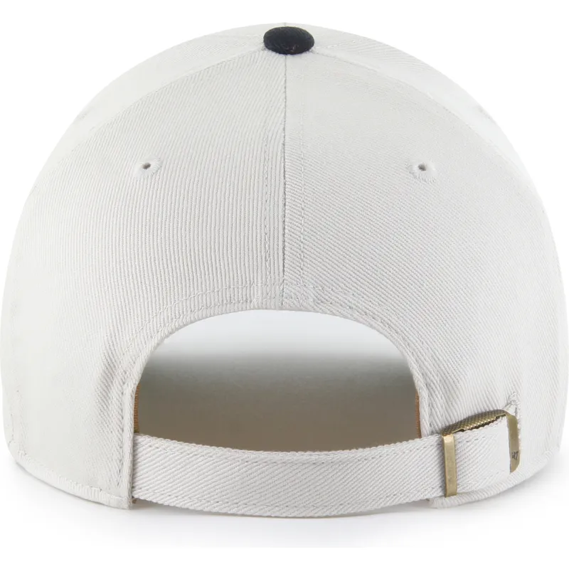 casquette-courbee-beige-et-bleue-marine-ajustable-mvp-broke-line-new-york-yankees-mlb-47-brand