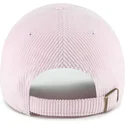 gebogene-rosa-verstellbare-kappe-clean-up-cord-base-runner-der-new-york-yankees-mlb-von-47-brand