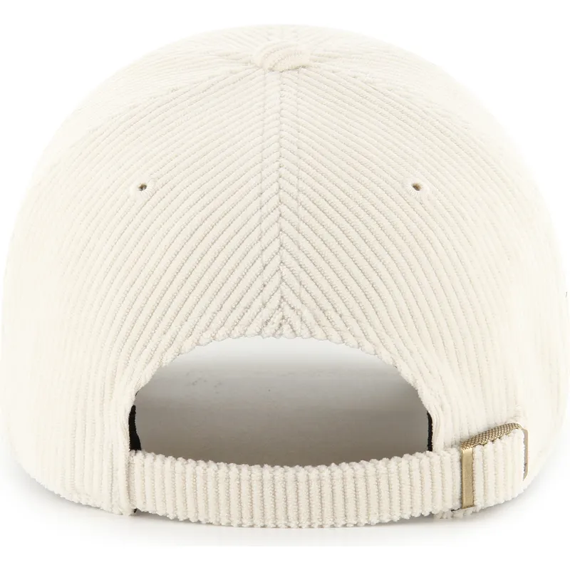 beige-gebogene-verstellbare-kappe-clean-up-cord-base-runner-der-new-york-yankees-mlb-von-47-brand