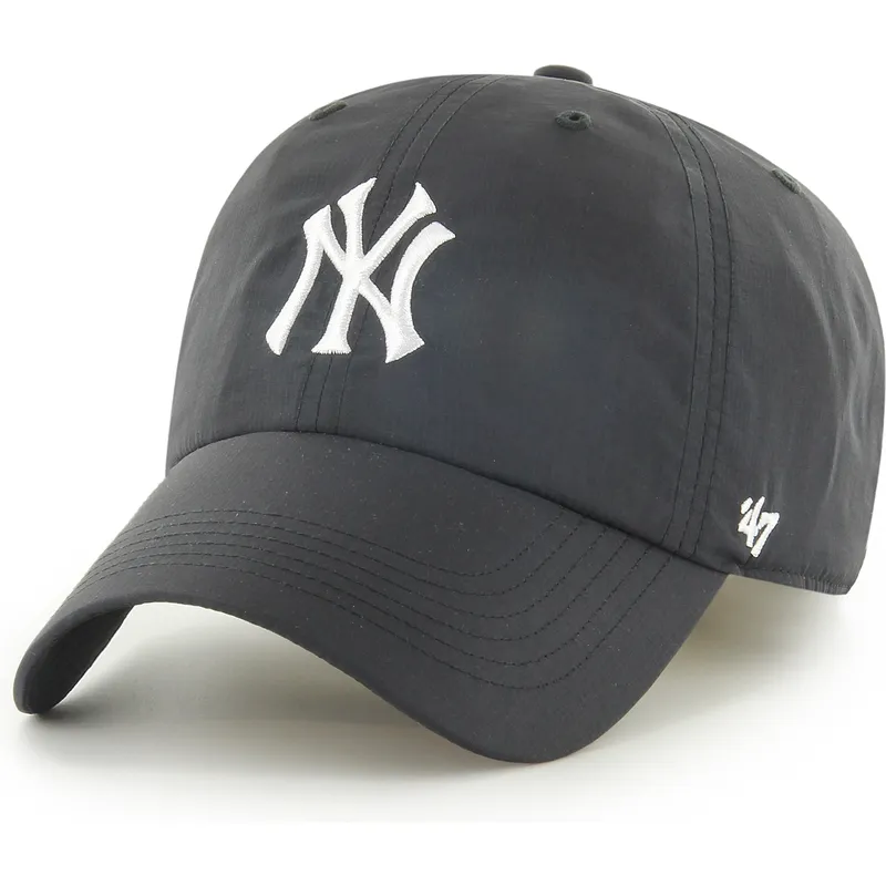 casquette-courbee-noire-ajustable-clean-up-brrr-new-york-yankees-mlb-47-brand