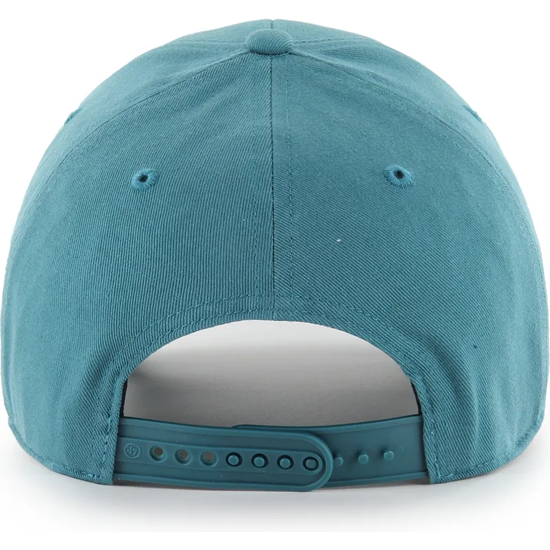 blaue-gebogene-snapback-kappe-mvp-contemporary-cyan-der-new-york-yankees-mlb-von-47-brand