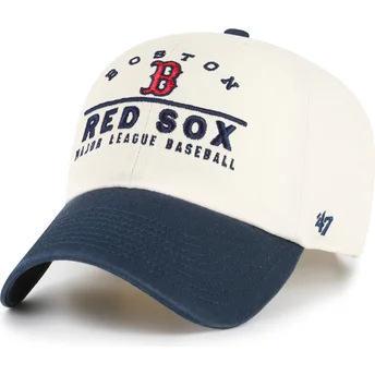 Mützen gebogen beige verstellbares band Clean Up Windham der Boston Red Sox MLB von 47 Brand