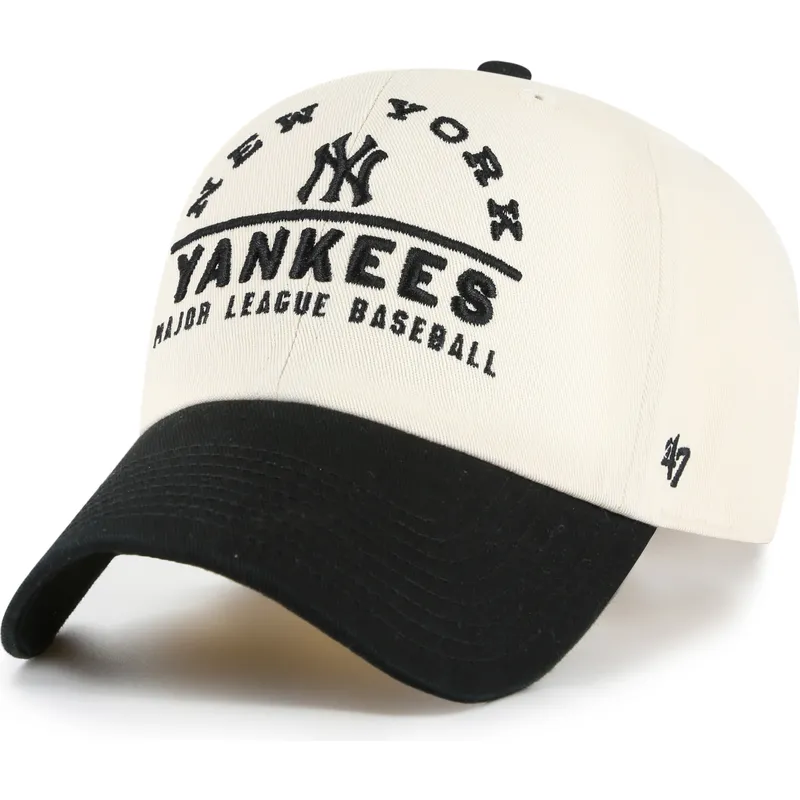 gebogene-beige-und-schwarze-verstellbare-clean-up-windham-kappe-der-new-york-yankees-mlb-von-47-brand