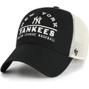 casquette-trucker-noire-clean-up-windham-mesh-new-york-yankees-mlb-47-brand