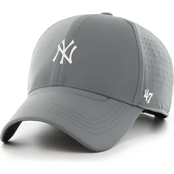 Mützen gebogen grau verstellbares band MVP Cycle Shadow der New York Yankees MLB von 47 Brand