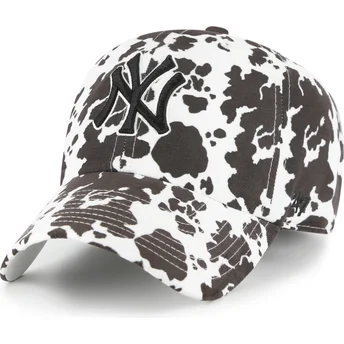 Mützen gebogen weiß verstellbares band Clean Up Bessie der New York Yankees MLB von 47 Brand
