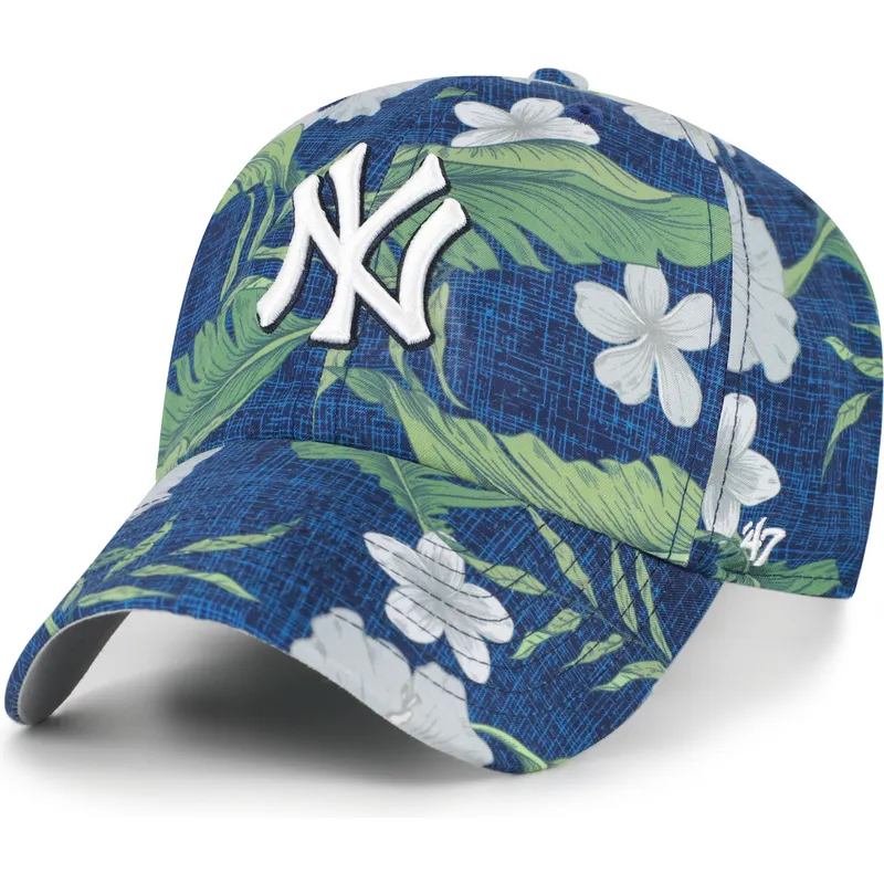 marineblaue-verstellbare-curved-cap-clean-up-beach-side-der-new-york-yankees-mlb-von-47-brand marineblaue-verstellbare-curved-cap-clean-up-beach-side-der-new-york-yankees-mlb-von-47-brand