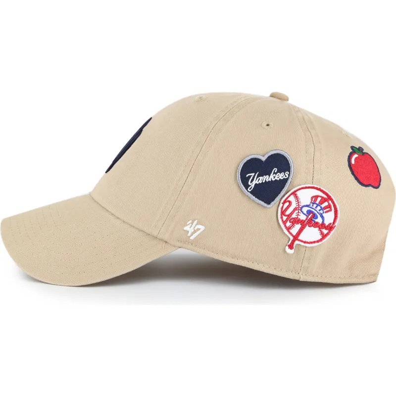 khaki-gebogene-verstellbare-kappe-clean-up-badges-der-new-york-yankees-mlb-von-47-brand