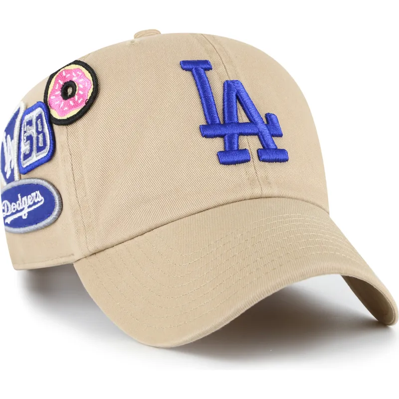 khaki-gebogene-verstellbare-kappe-clean-up-badges-der-los-angeles-dodgers-mlb-von-47-brand khaki-gebogene-verstellbare-kappe-clean-up-badges-der-los-angeles-dodgers-mlb-von-47-brand