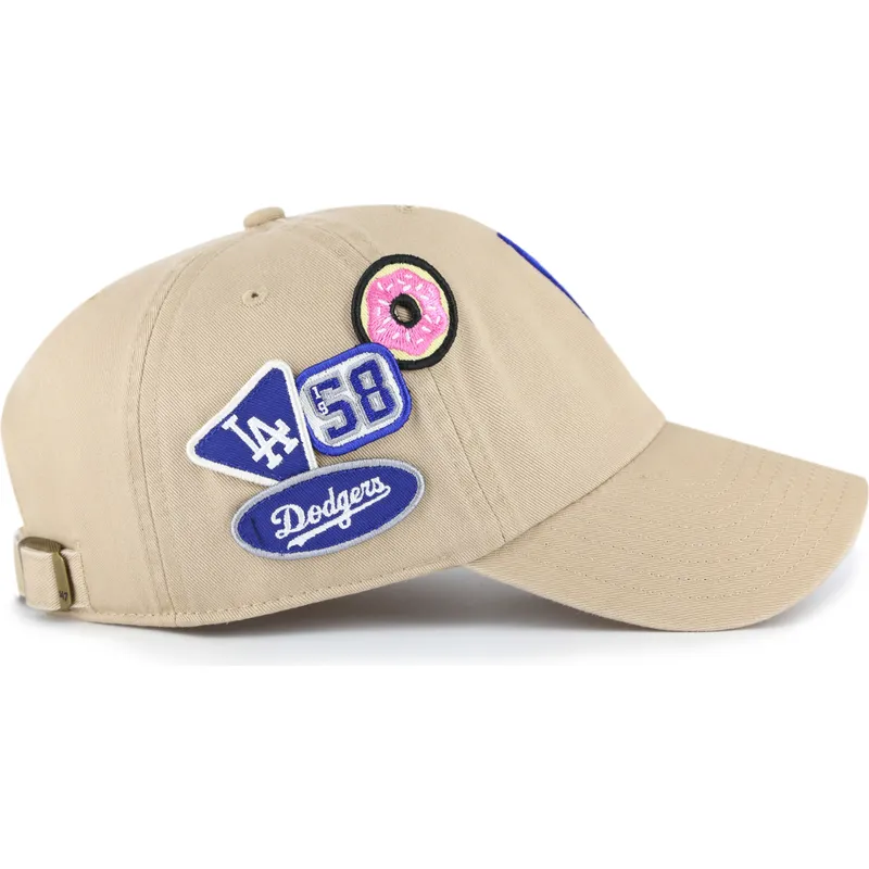 khaki-gebogene-verstellbare-kappe-clean-up-badges-der-los-angeles-dodgers-mlb-von-47-brand khaki-gebogene-verstellbare-kappe-clean-up-badges-der-los-angeles-dodgers-mlb-von-47-brand