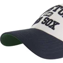 casquette-courbee-beige-et-bleue-marine-ajustable-mvp-broke-line-boston-red-sox-mlb-47-brand