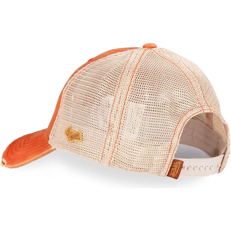 casquette-trucker-marron-et-beige-mac11-von-dutch